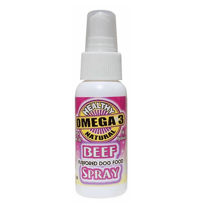 Flavored Sprays Beef Dog Food Topper | Vegan Omega-3 Flavor Spray, 2oz