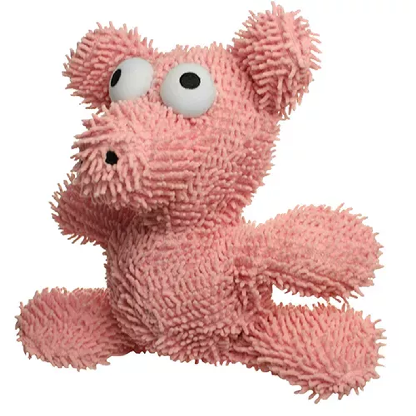 Mighty Microfiber Ball Pig Dog Toy – Durable Plush Interactive Toy, Pink