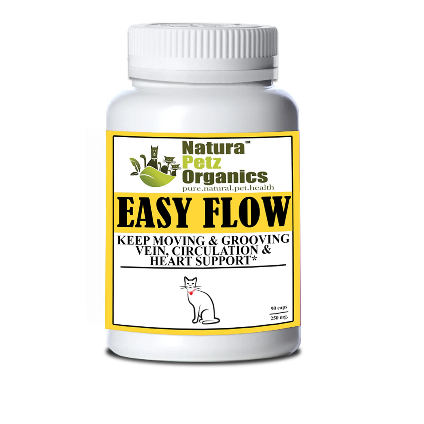 Organic Pet Systems Easy Flow Heart & Circulation Support for Cats, 90ct