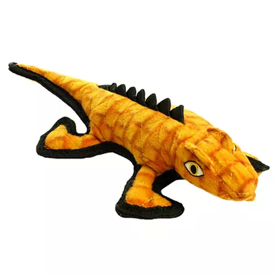 Tuffy Desert Gila Monster Durable Interactive Dog Toy | Orange & Yellow