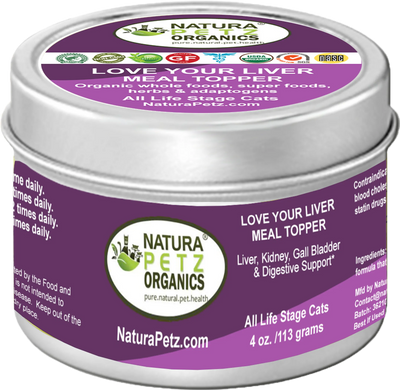 love your liver meal topper liver kidney gall bladder digestive 4 oz cat