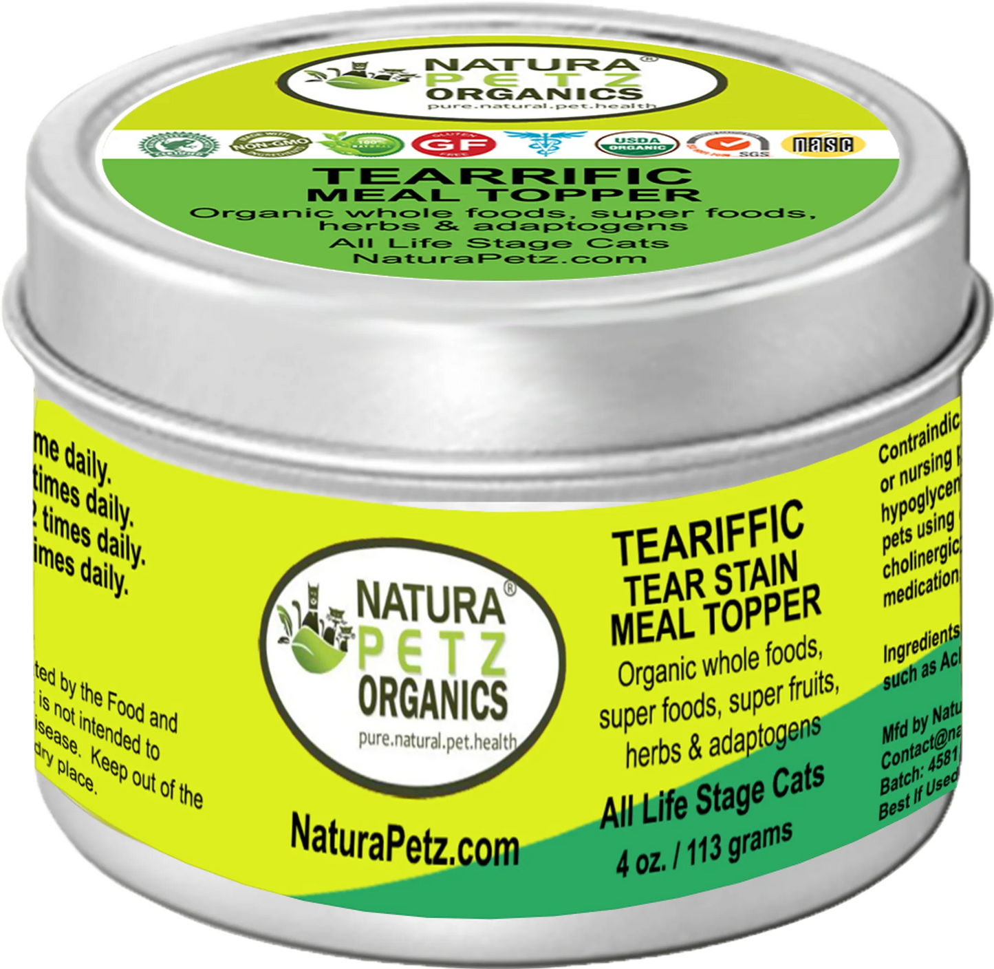Teariffic Meal Topper - Tear StainFor Dogs Tear Stain For Cats, Turkey Flavor