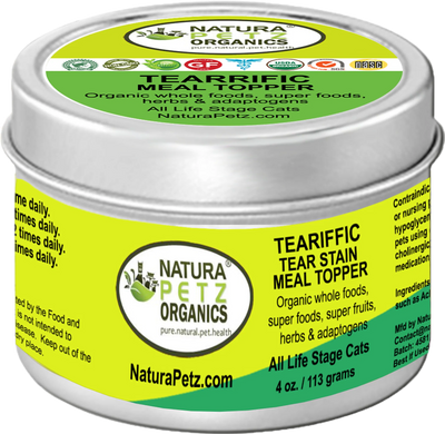 teariffic meal topper tear stainfor dogs tear stain for cats turkey flavor