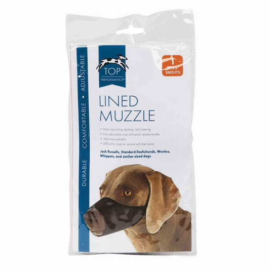 TP Lined Nylon Muzzle 5In Snout Sz 1, 5In Snout Sz 1