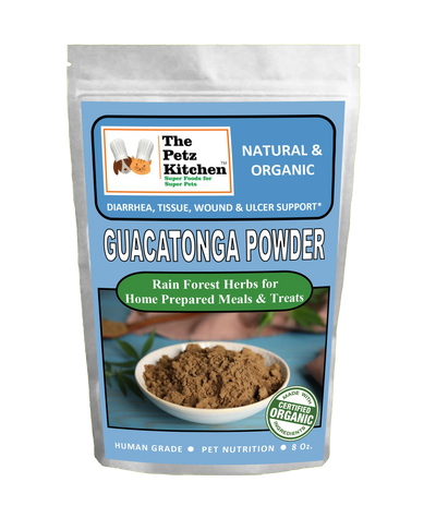 guacatonga powder diarrhea tissue wound ulcer dog cat 4 oz bag