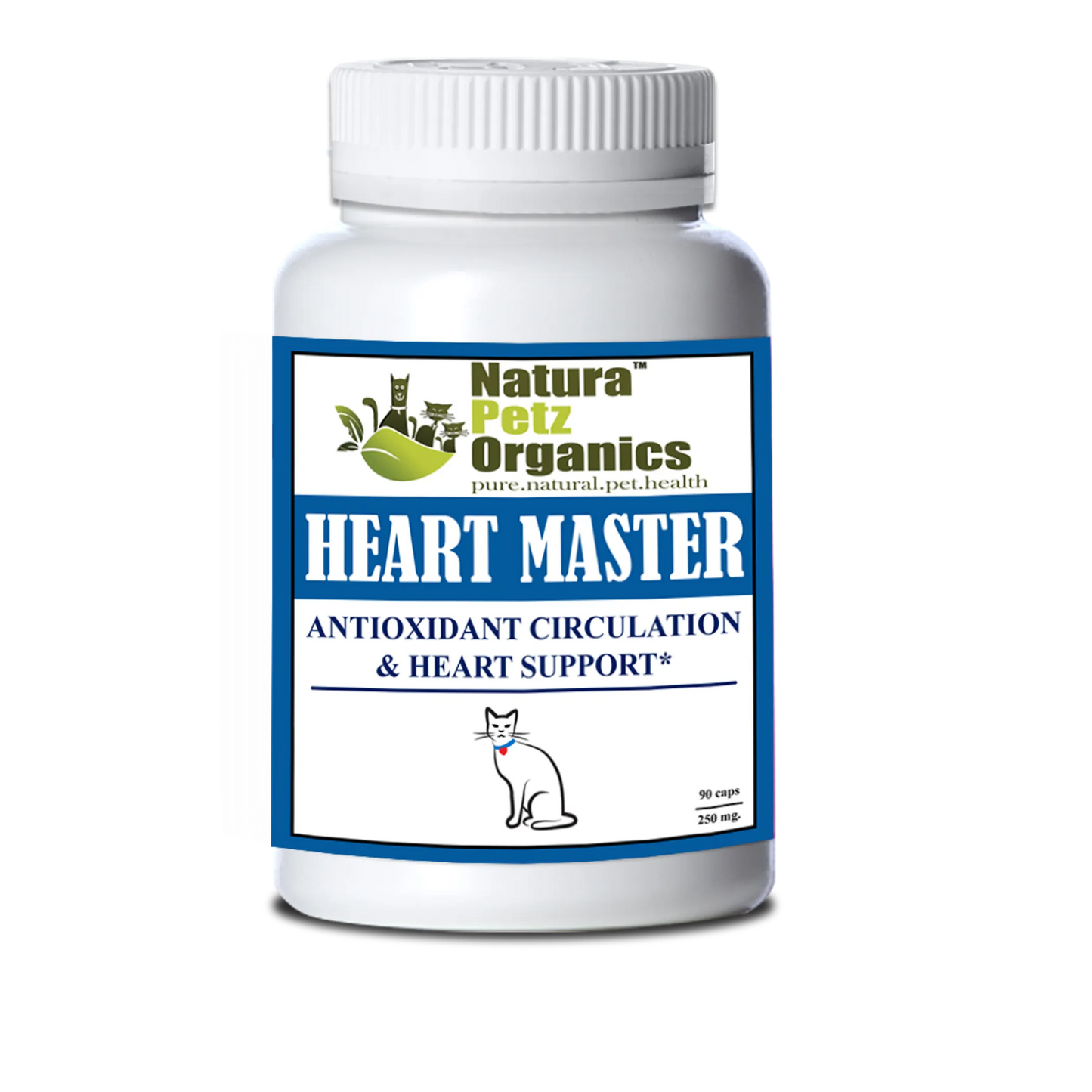 Organic Pet Systems Heart Master Max Antioxidant Supplement for Cats, 150 Caps
