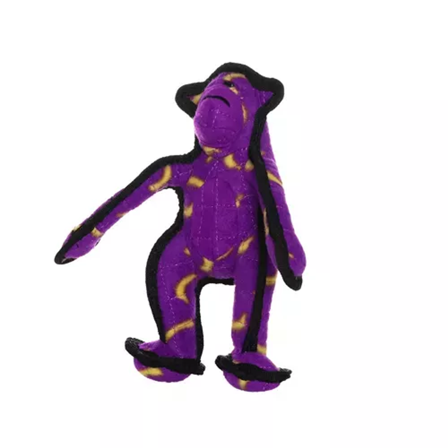 Tuffy Jr Zoo Monkey Durable Dog Toy – Purple Interactive Tug Toy