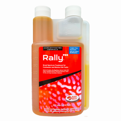 Ruby Reef Rally PRO - Broad Spectrum Fish Parasite & Bacterial Treatment 500ml