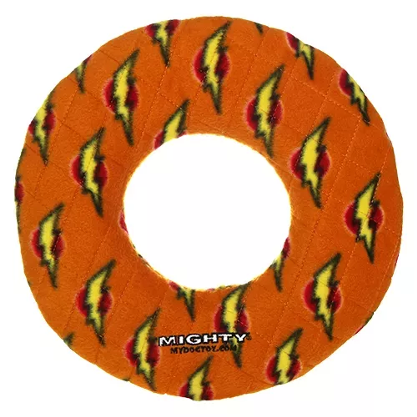 Mighty Ring Dog Toy by VIP Products – Durable Orange Tug Toy