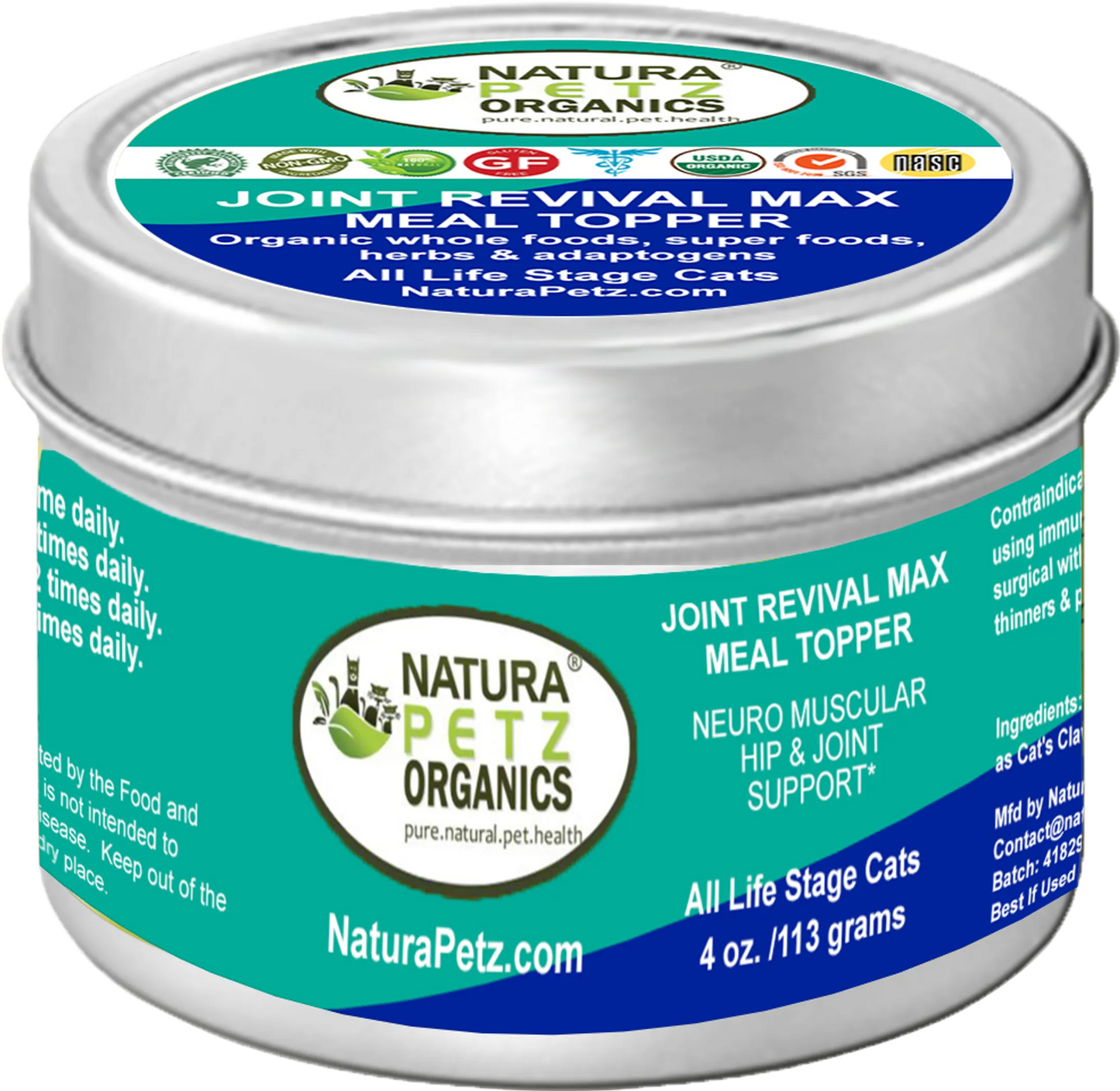 Joint Revival Max Meal Topper Neuro Muscular Hip & Joint, Turkey Flavor, Cat