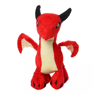 Mighty Dragon Red Plush Dog Toy – Durable Soft Tug Toy by VIP Products