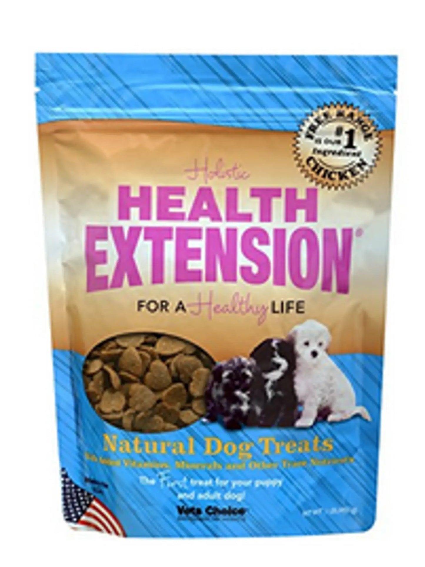 Health Extension Chicken Heart Dog Treats – Organic Puppy Snacks, Small