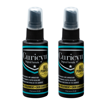 Curicyn Original Formula Animal Wound Care Spray, 2-Pack (2 oz Bottles)
