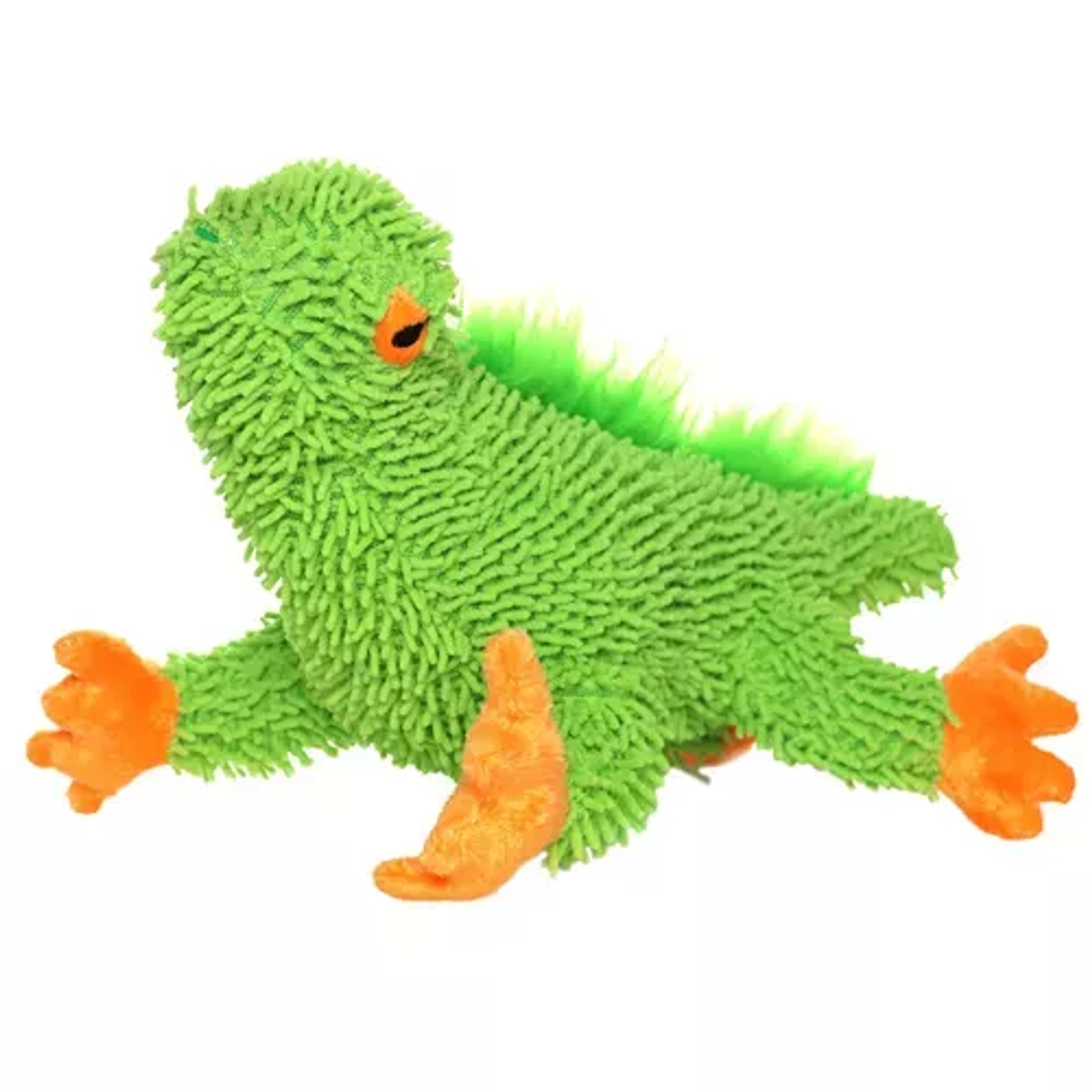 Mighty Micro Fiber Lizard Durable Dog Toy | Large Green Plush Toy