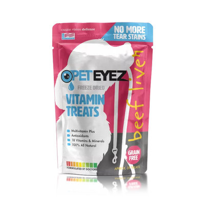Pet Eyez Beef Liver Vitamin Treats – Natural Eye Health & Vision Defense