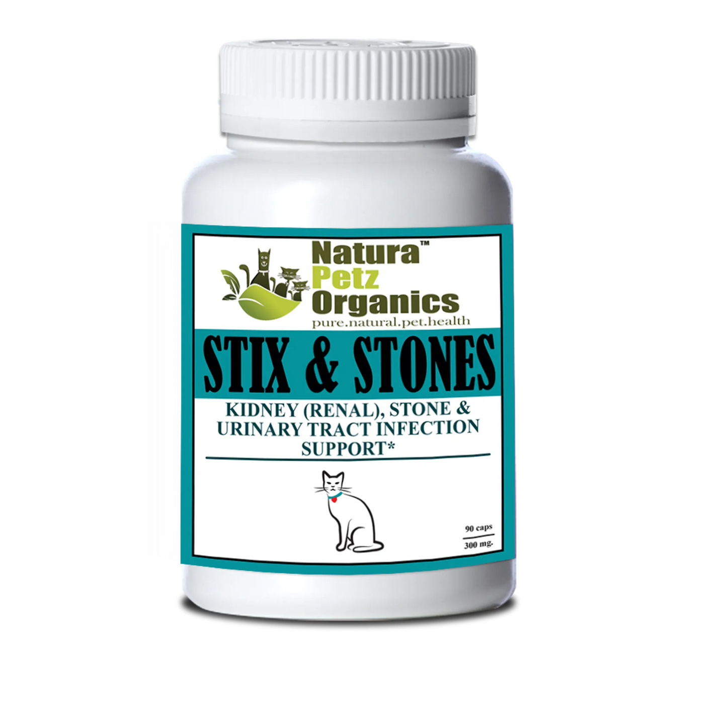 Stix And Stonessules Kidney, Urinary Tract Infection & Stone, CAT, 250 mg 90 cap