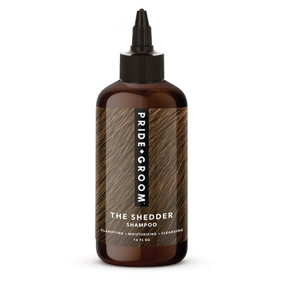 PRIDE+GROOM The Shedder Dog Shampoo – Moisturizing Fur Formula, 16oz