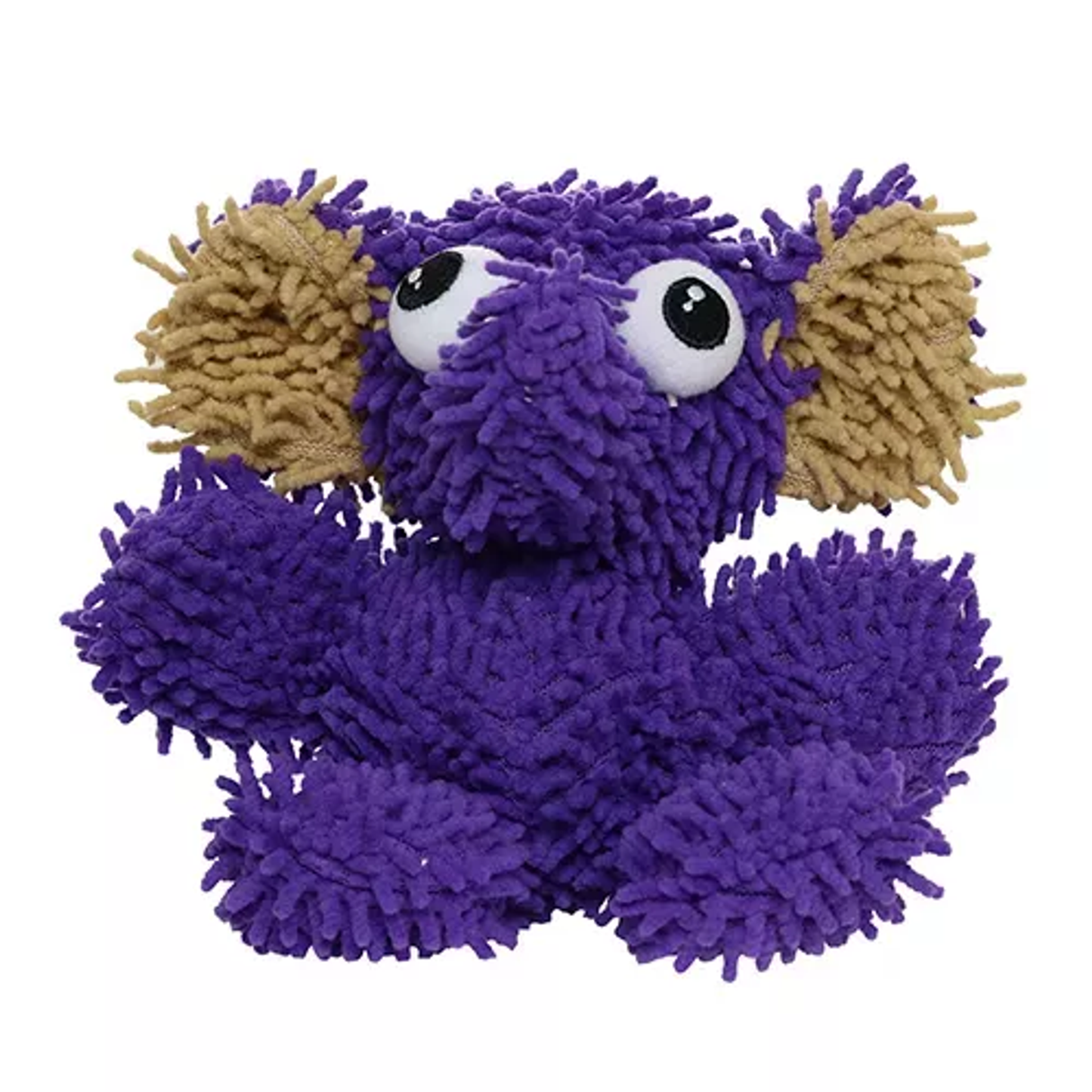 Mighty Jr Microfiber Ball Elephant Durable Plush Dog Toy – Purple
