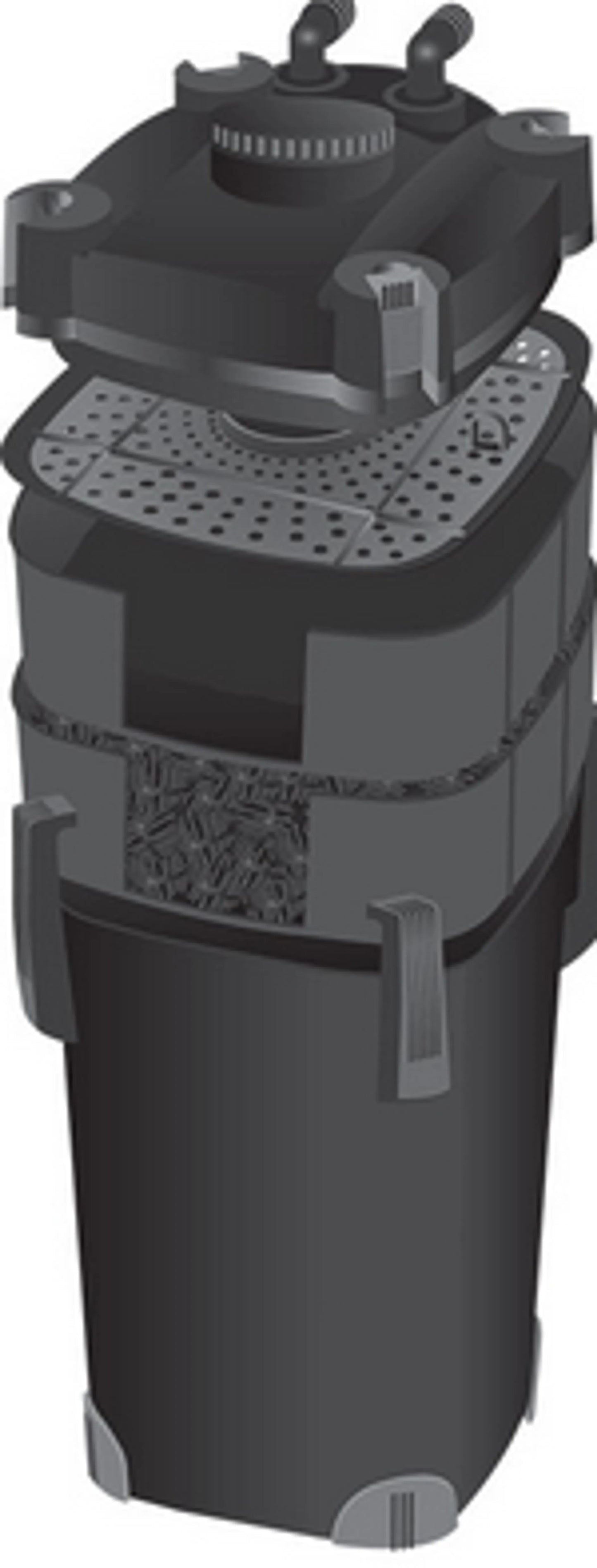 Danner Pondmaster CPF250 Pressurized Filter with Bio Media & Foam