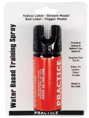 2 Oz Inert Practice Defensive Spray, Fogger