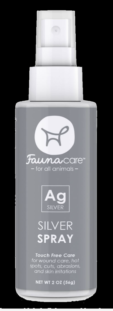 Fauna Care Silver Spray - Wound and Skin Care for Pets, 2.0 oz