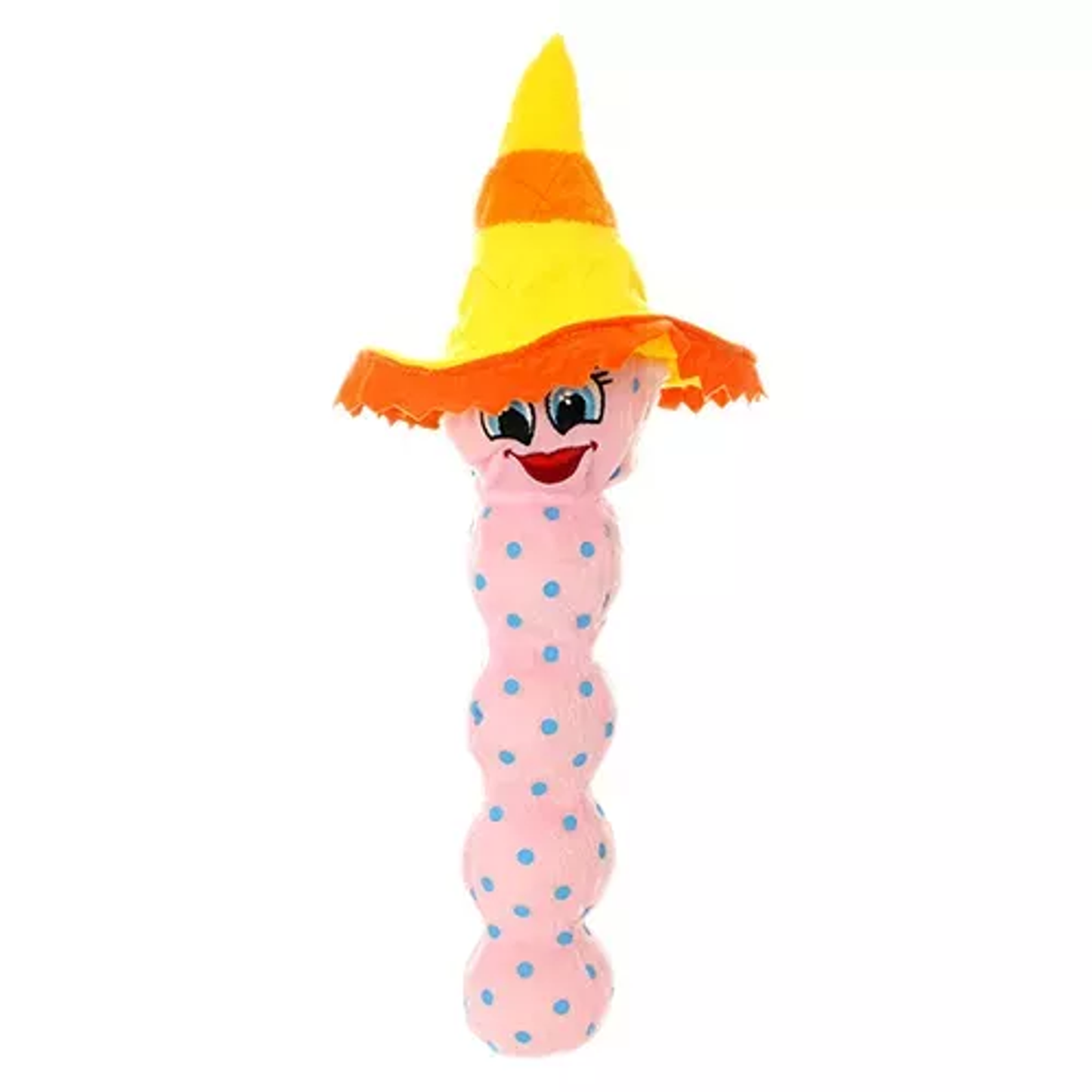 Mighty Tequila Worm Pink Plush Dog Toy – Durable Interactive Tug Toy