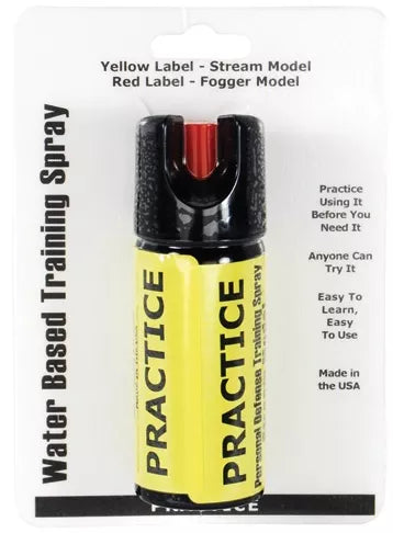 2 Oz Inert Practice Defensive Spray, Stream