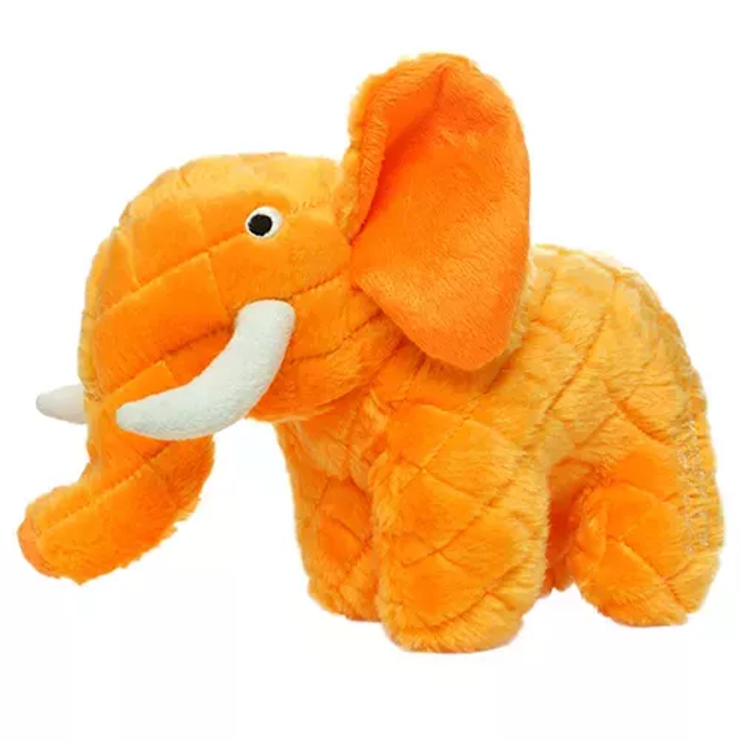 Mighty Safari Elephant Dog Toy – Large Orange Durable Interactive Toy
