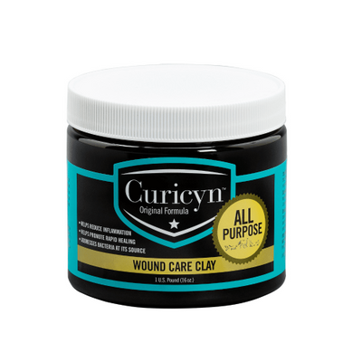 Curicyn Wound Care Clay – 16 oz. Healing Ointment for Hooves and Wounds