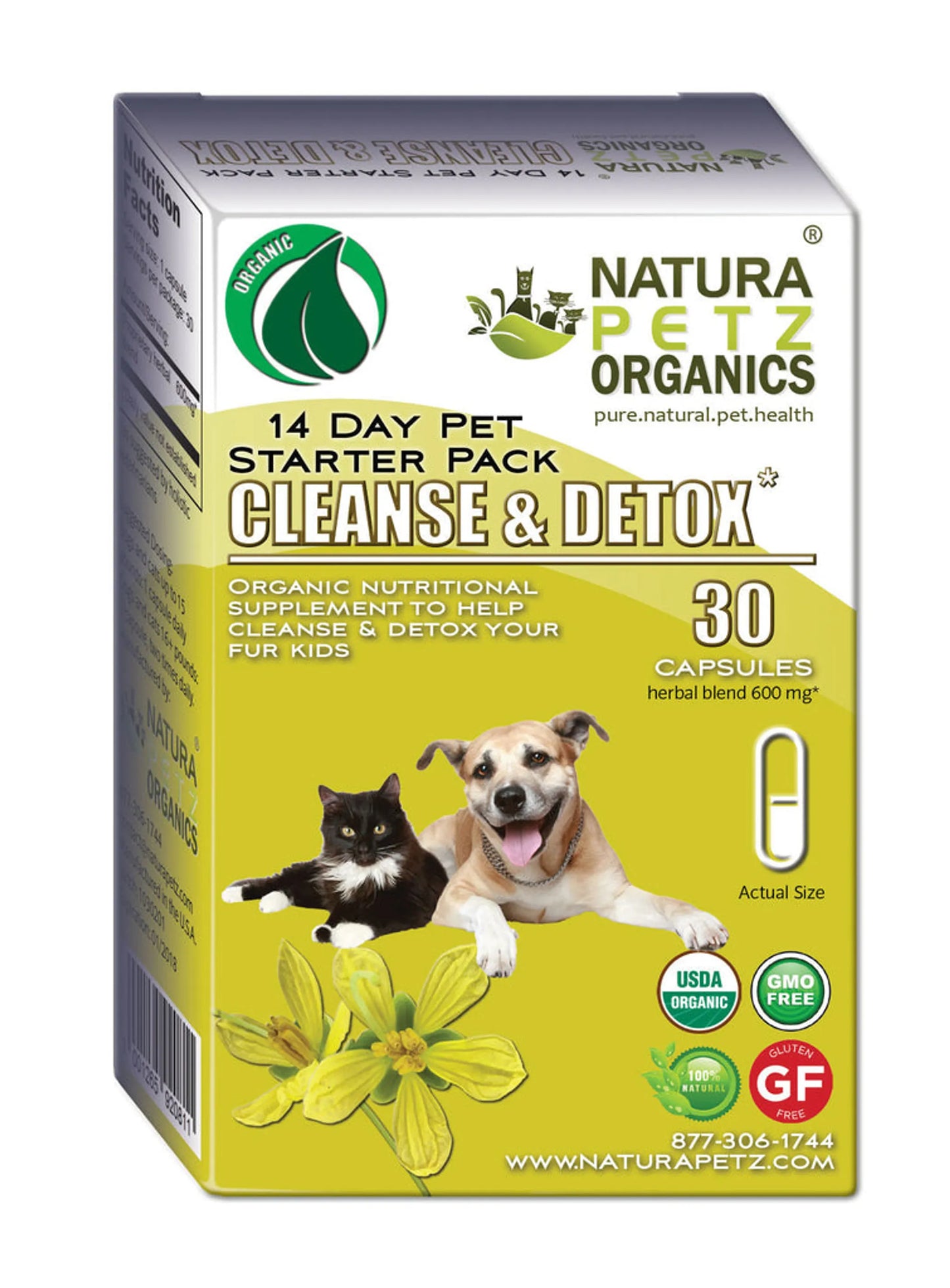 Organic Pet Systems Cleanse & Detox Starter Pack for Dogs and Cats
