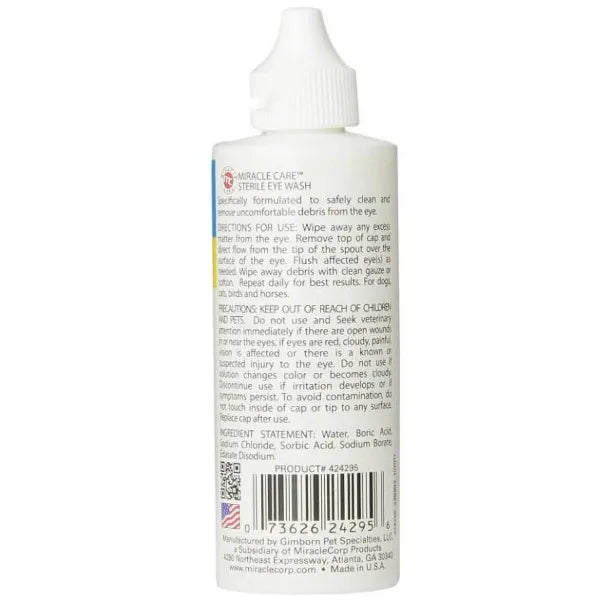 Miracle Care Sterile Eye Wash 4 oz