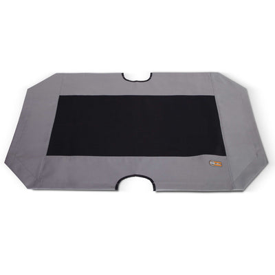 K&H Pet Products Cot Replacement Cover | Waterproof Mesh - Gray/Black XL
