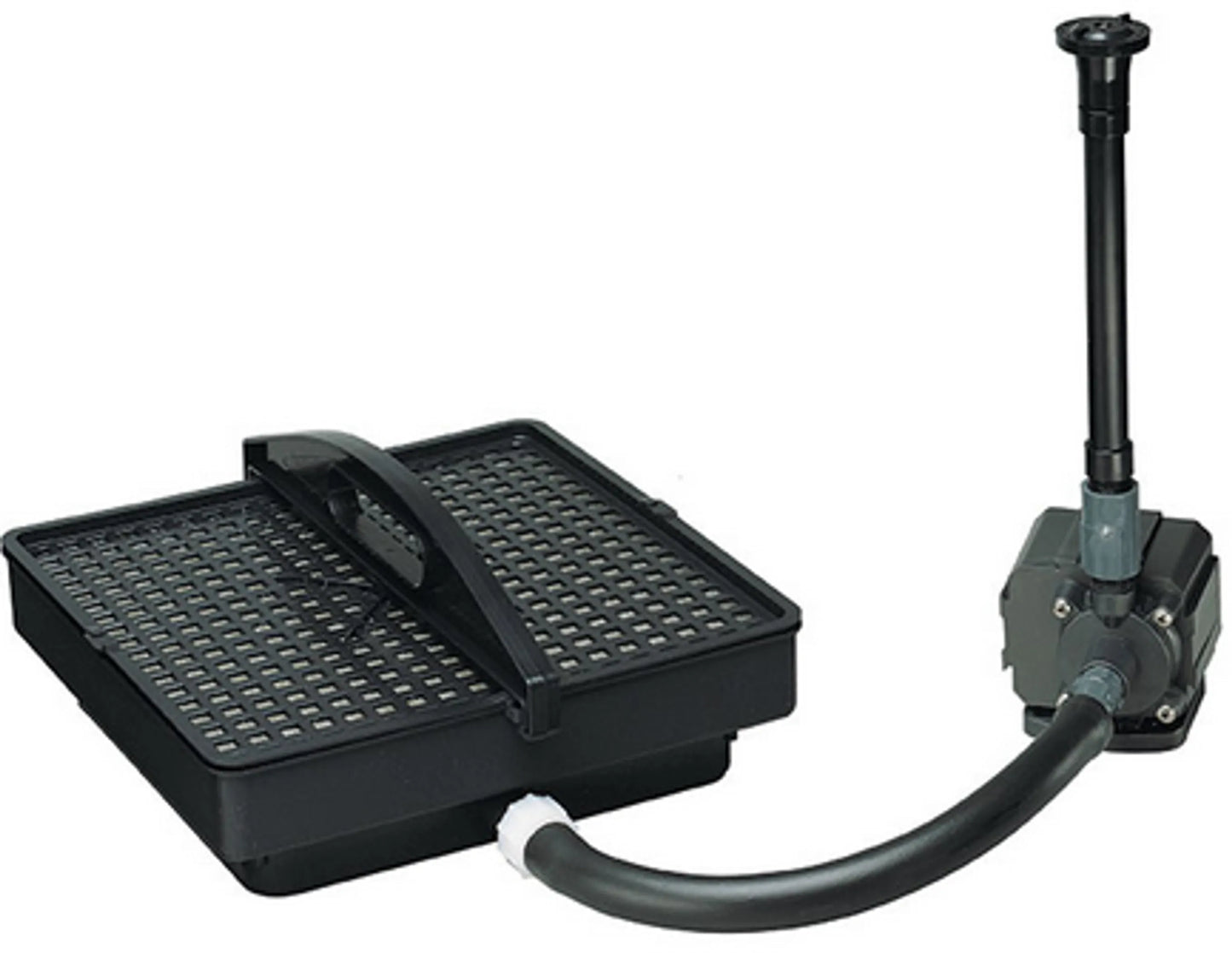 Danner Pond Pump and Filter Kit | 700 GPH Pump with Fountain Head