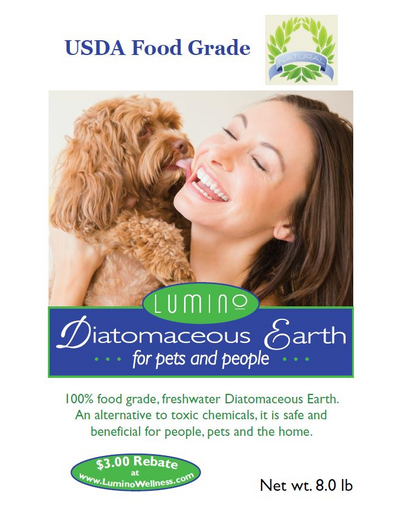 Lumino Wellness Food Grade Diatomaceous Earth for Pets - 8 lbs