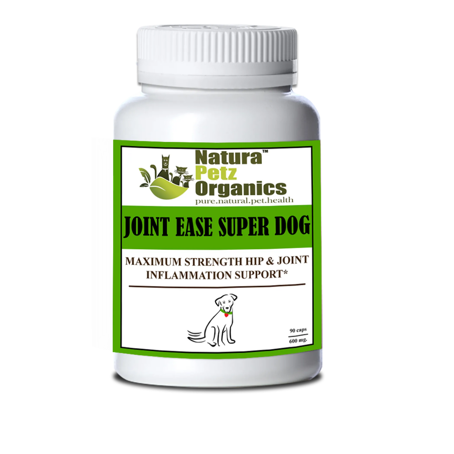 Joint Ease Max Dog Cat Strength Hip Joint & Inflammation, DOG , 600 mg 90 cap