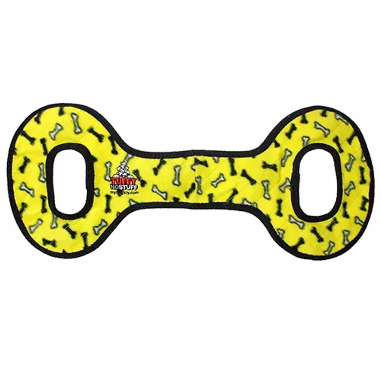 Tuffy Ultimate Tug-O-War Durable Dog Toy – Yellow Bone | VIP Products