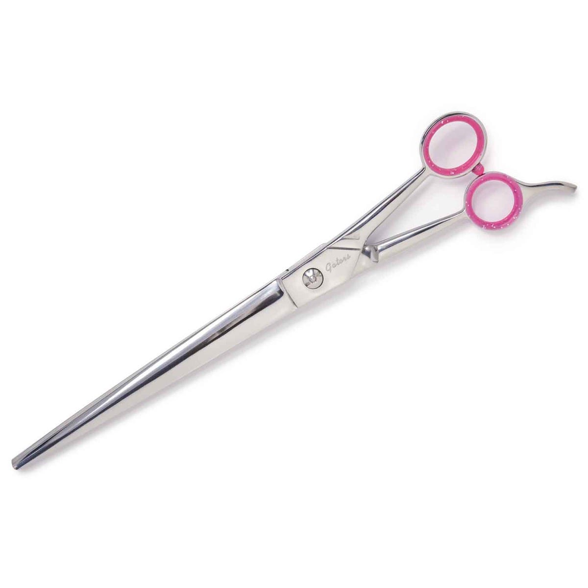GE Gator Straight Shear 10In with pink finger inserts.