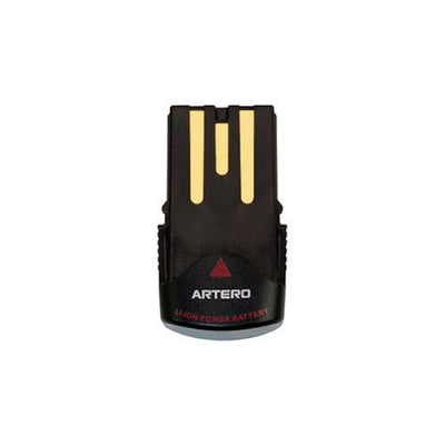 Artero Hit Battery, a black rechargeable lithium-ion power battery with yellow contacts.