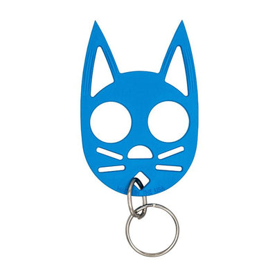 Cat Strike Self-Defense Keychain – Light Blue Polymer