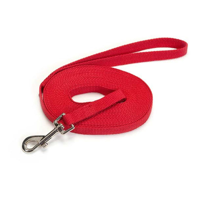 GG Polycotton Web Trng Lead 30Ft Red