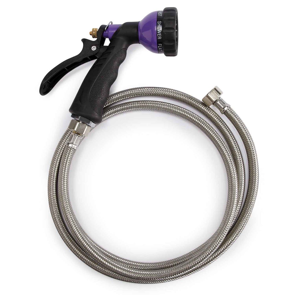 ME 6in1 Spray Hose 60In Purple