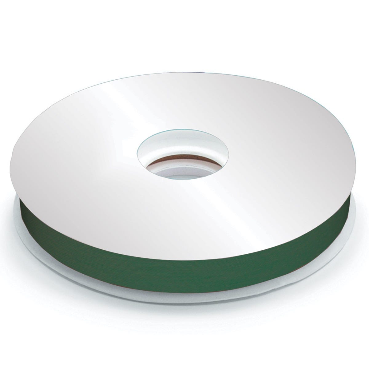 poly satin ribbon dark teal 100 yds