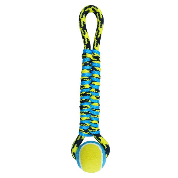 PPB Paracord Twisted Tug w/Tennis Yellow
