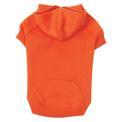 zack zoey basic hoodie xs orange