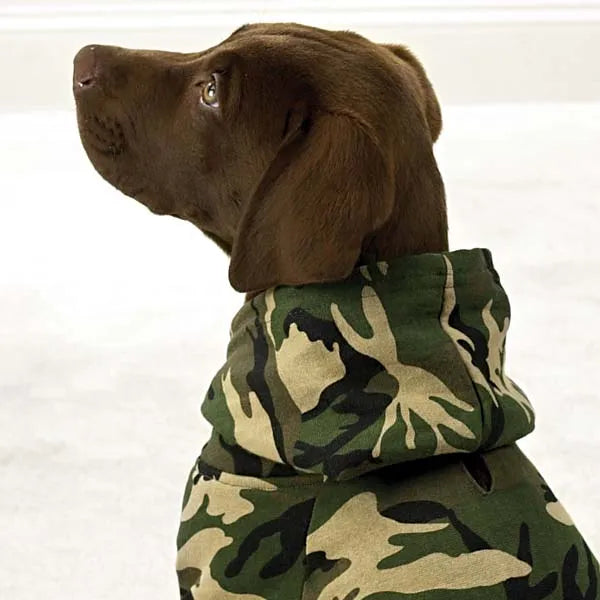 Casual Canine Camo Hoodies - Select Size/Color