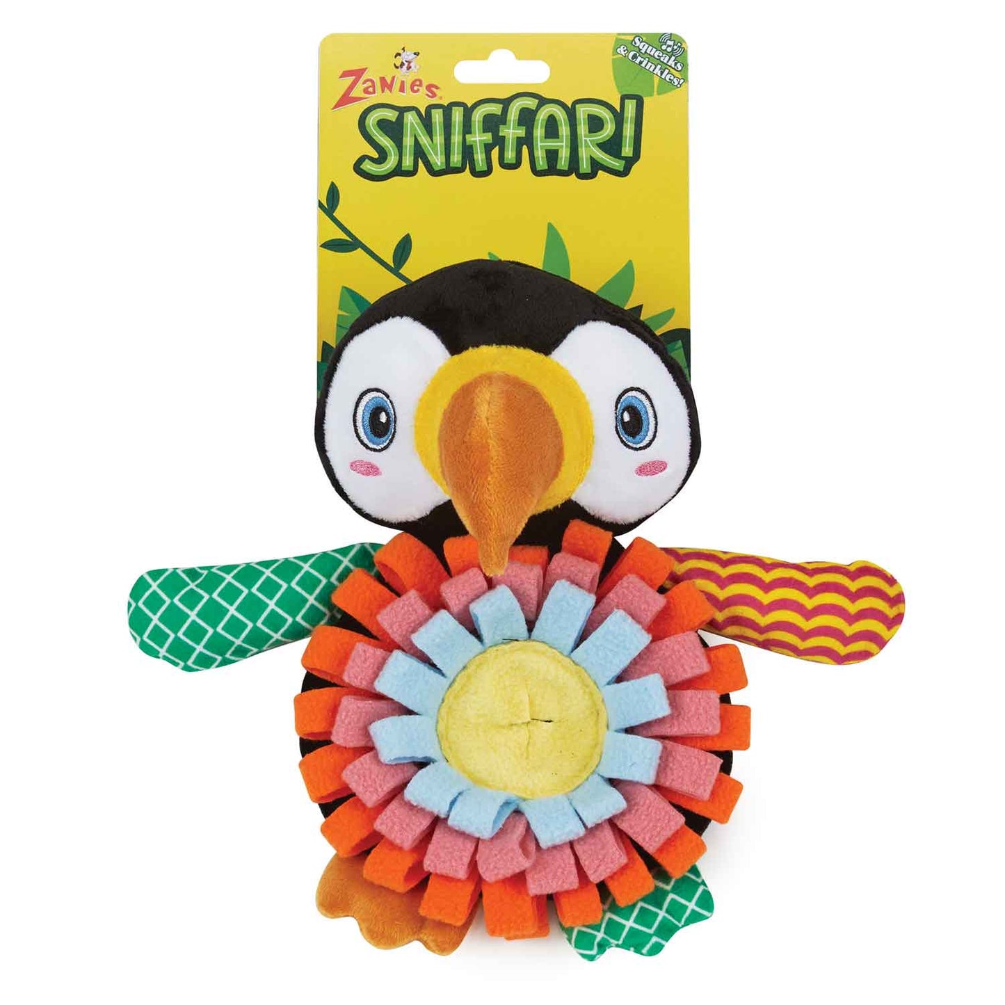 ZA Sniffari Parrot with Squeaker