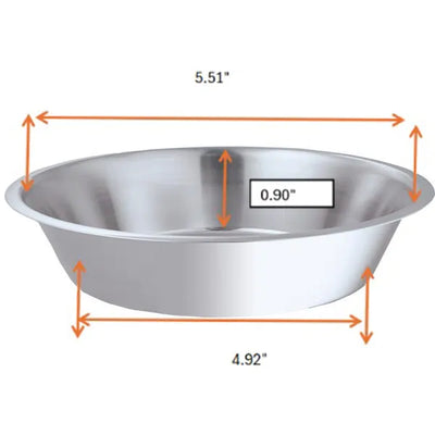 ProSelect Kitty Cup Cat Feeder Bowl by Pet Edge – Durable Pet Dish