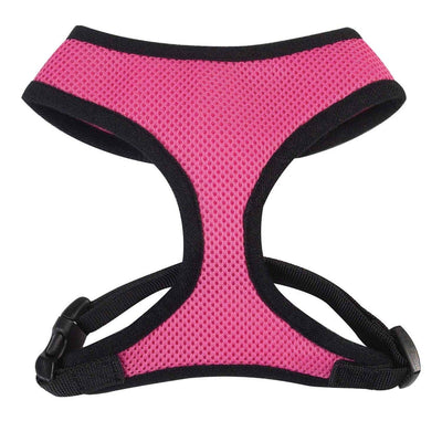 casual canine mesh harness m pink
