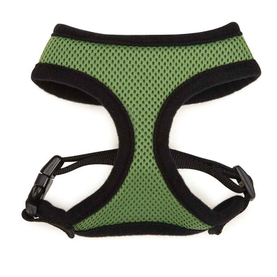 casual canine mesh harness l green