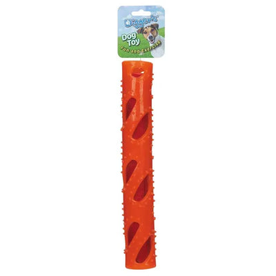 DGR Crinkle Stuff Stick Interactive Dog Toy - Orange Pet Edge Toy